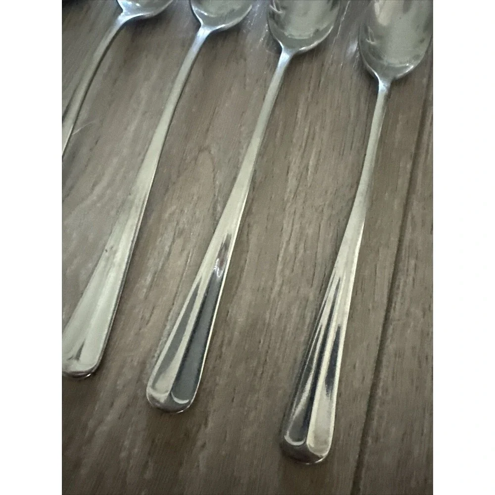 5 PCs Supreme by Towle ASHLEY Iced Tea Spoons 7 3/8 in Stainless‎ Korea 18/8